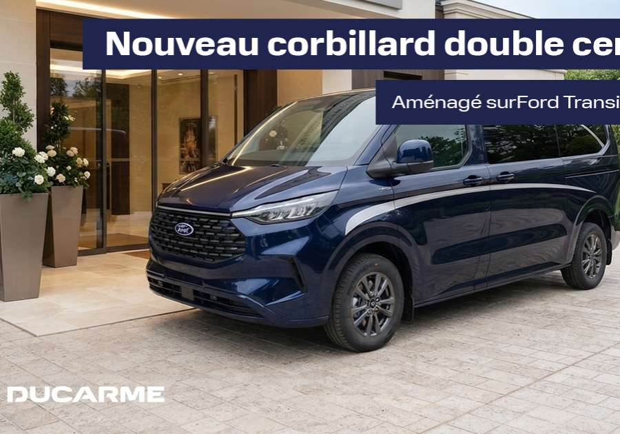 CORBILLARD DOUBLE CERCUEIL